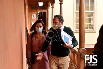 Sesión plenaria del mes de noviembre de 2020/TA y Francisco Javier Santana.